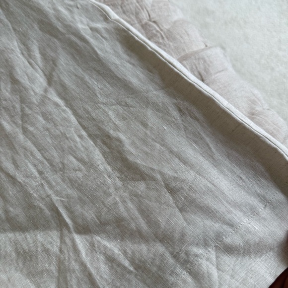 STAUD sasha linen pant in natural size 10 - Picture 11 of 16